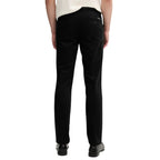 Calvin Klein Jeans Pantaloni Uomo Nero Cotone Zip Tasche - AbbiMar