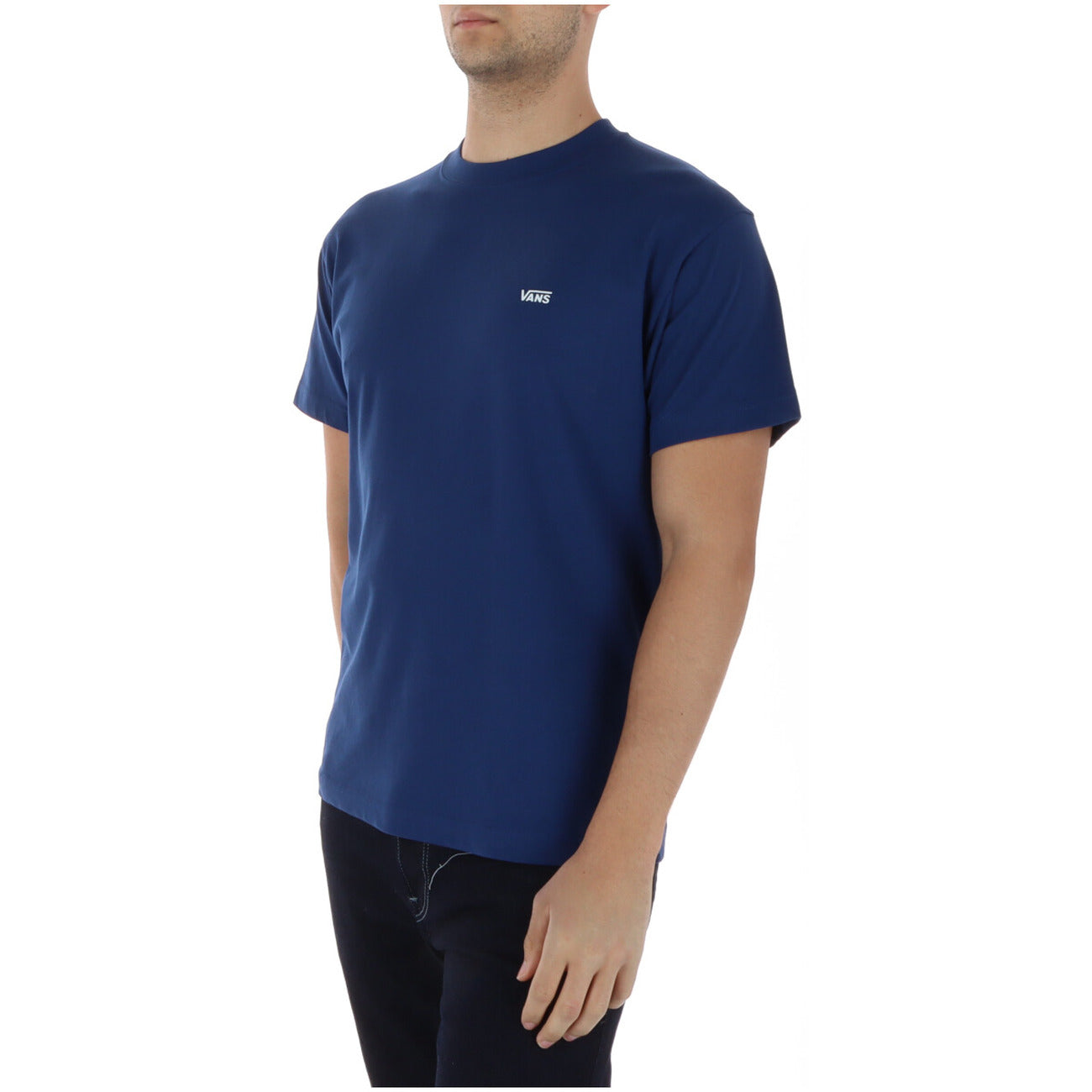 Vans T-Shirt Uomo Blu Cotone Maniche Corte - AbbiMar