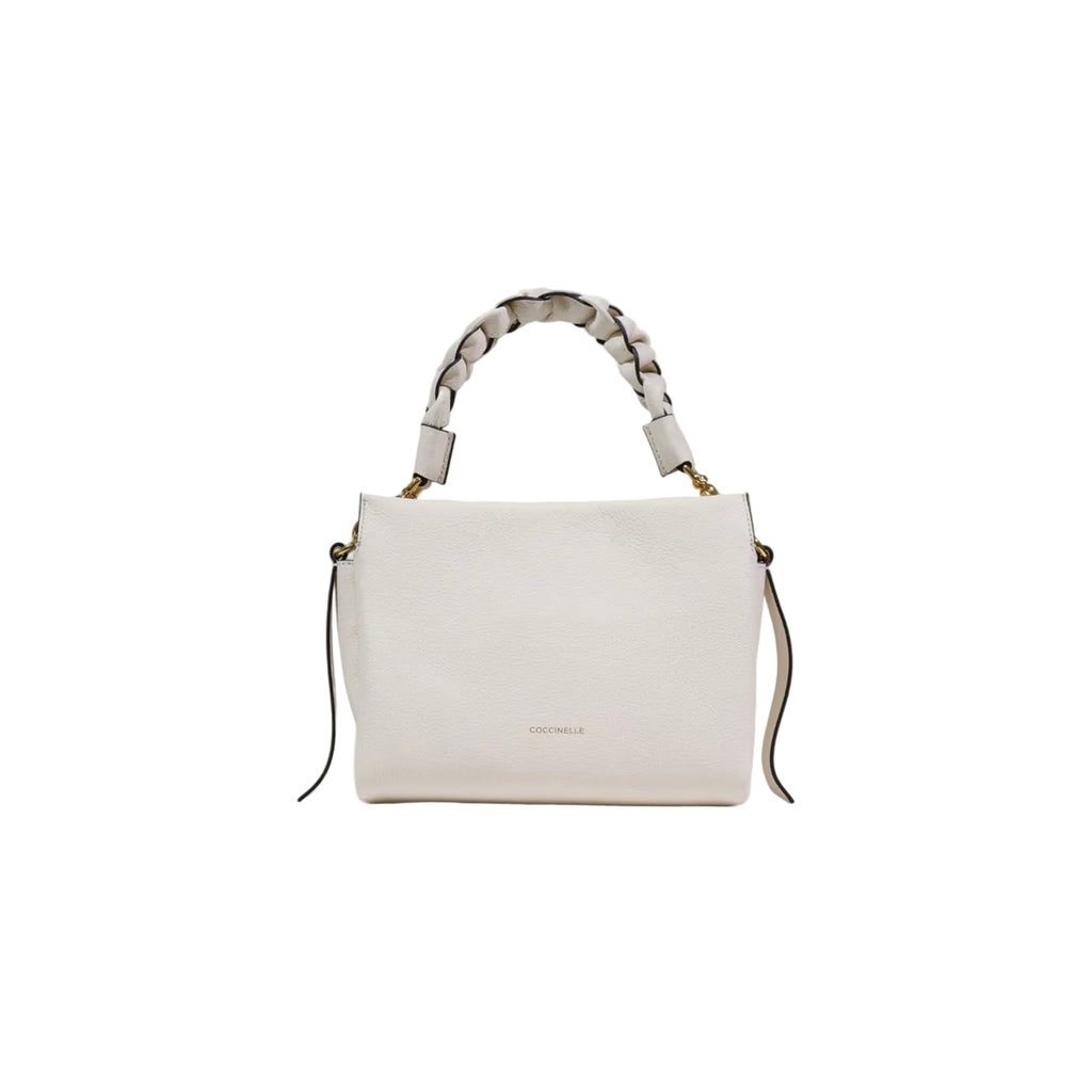 Coccinelle Borsa Donna Bianco Pelle Cerniera Tracolla - AbbiMar
