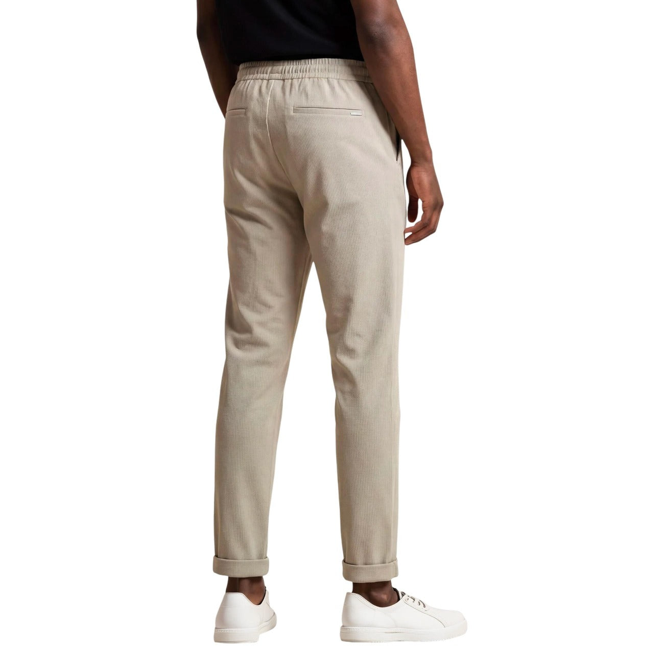 Antony Morato Pantaloni Uomo Beige Poliestere Cotone Elastan - AbbiMar