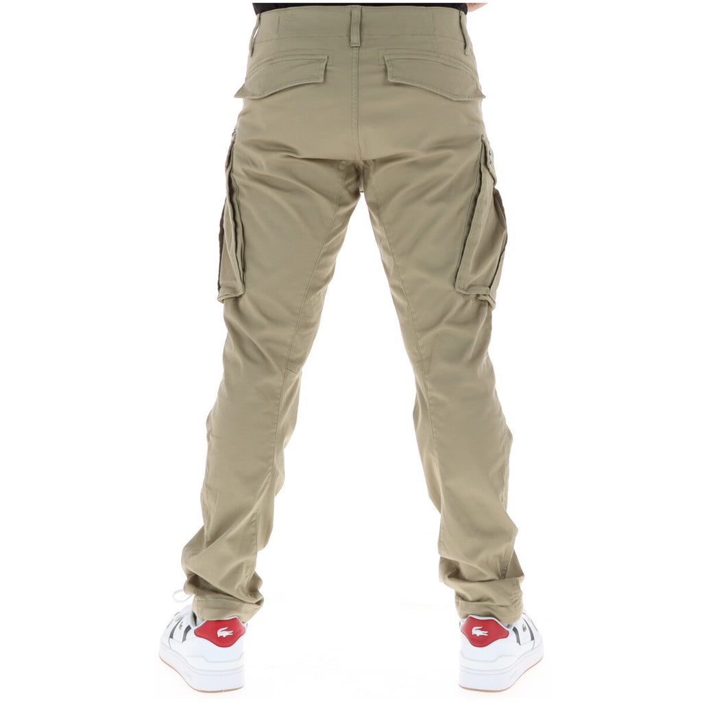 G-Star Pantaloni Uomo Beige Cotone Zip Tasche - AbbiMar