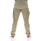 G-Star Pantaloni Uomo Beige Cotone Zip Tasche - AbbiMar