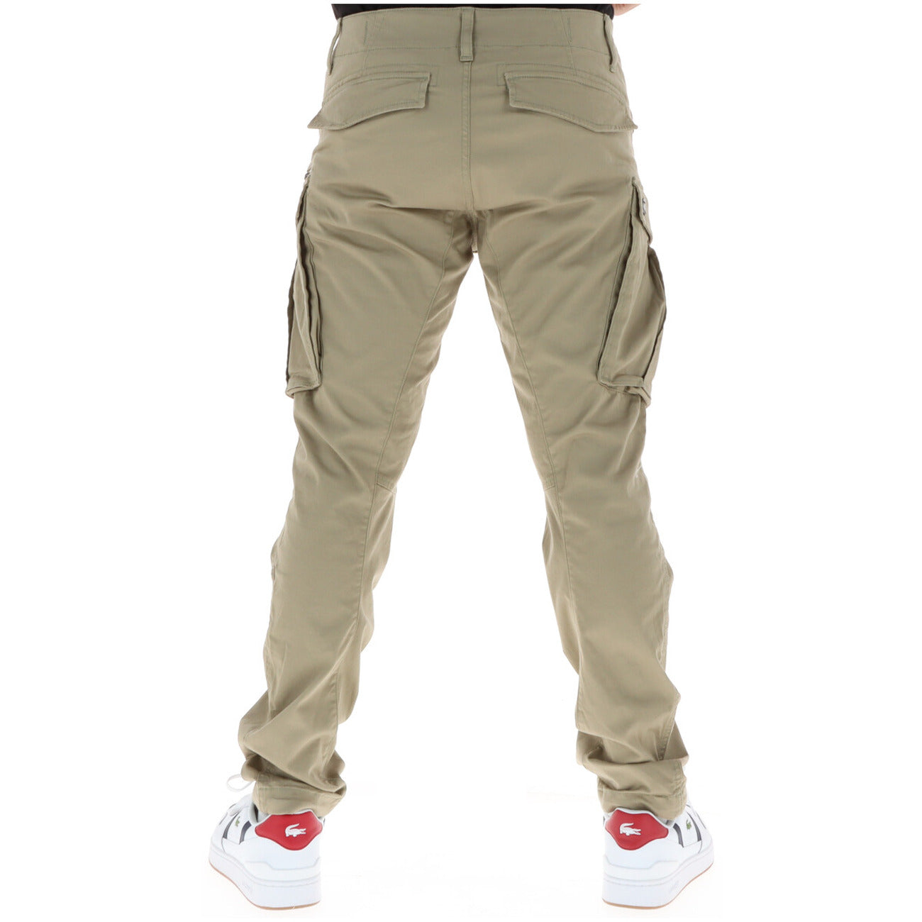 G-Star Pantaloni Uomo Beige Cotone Zip Tasche - AbbiMar