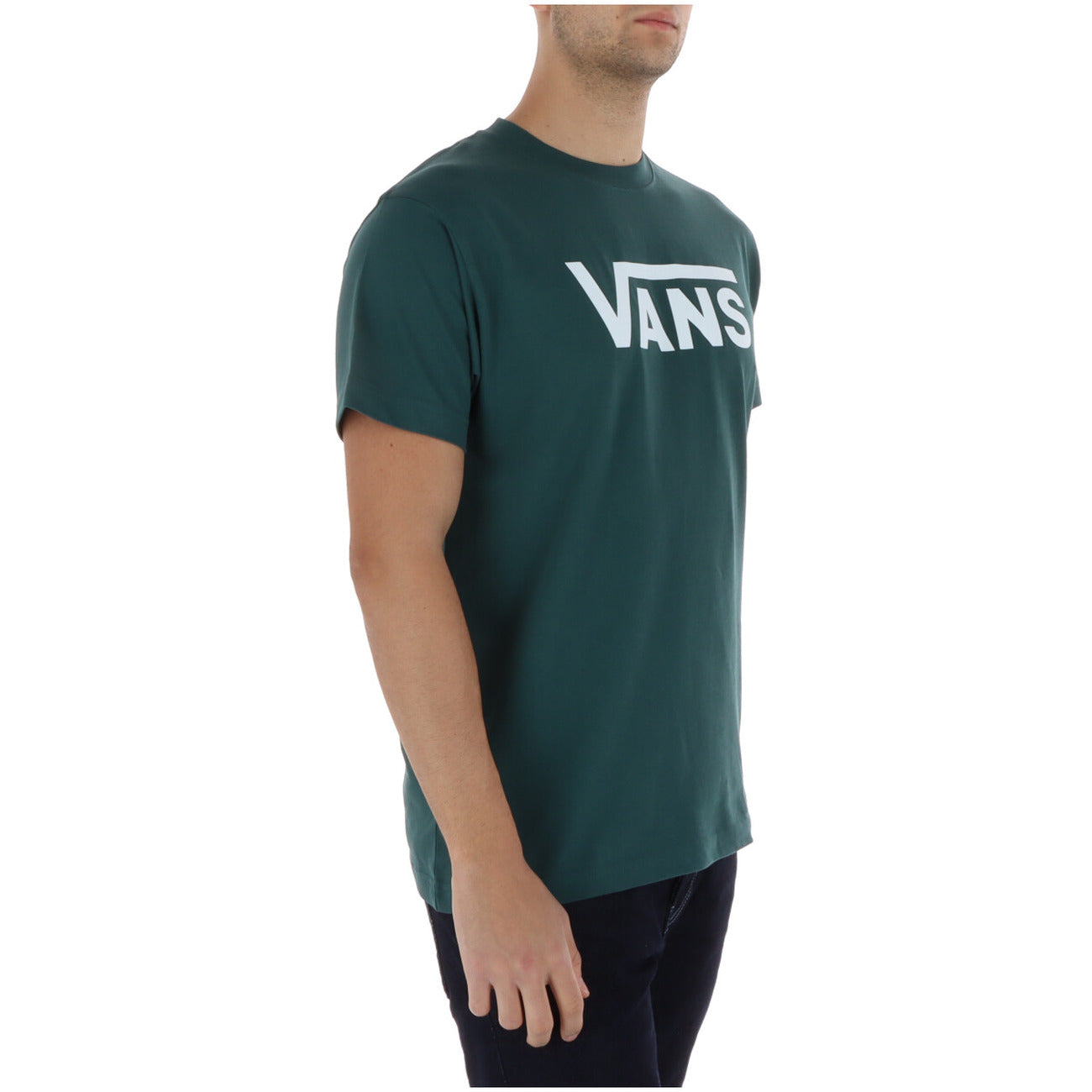 Vans T-Shirt Uomo Verde Stampa Maniche Corte - AbbiMar