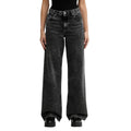 Karl Lagerfeld Jeans Donna Nero Cotone Organico Zip Bottone - AbbiMar