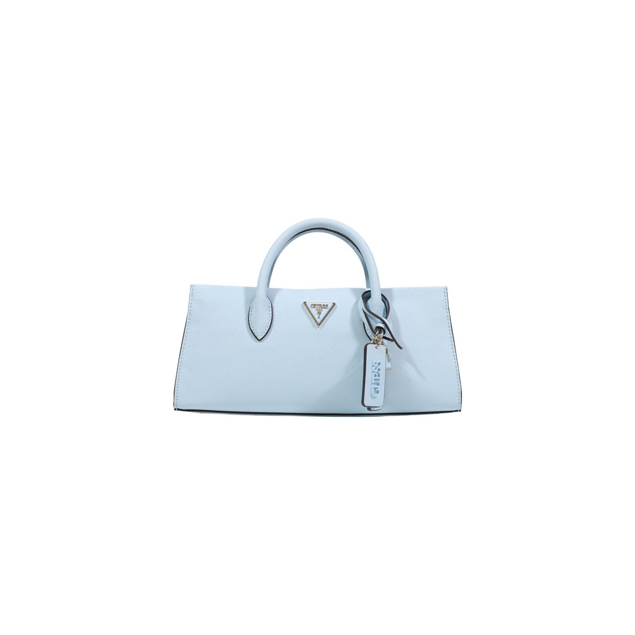 Guess Borsa Donna Azzurro Poliuretano Cerniera Tracolla - AbbiMar