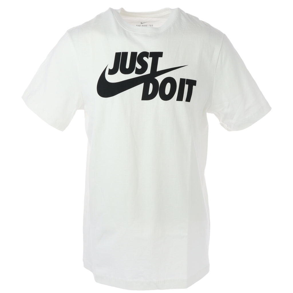 Nike T-Shirt Uomo Bianco Stampa Maniche Corte Cotone - AbbiMar