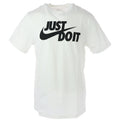 Nike T-Shirt Uomo Bianco Stampa Maniche Corte Cotone - AbbiMar