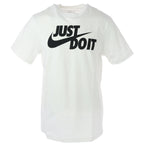 Nike T-Shirt Uomo Bianco Stampa Maniche Corte Cotone - AbbiMar