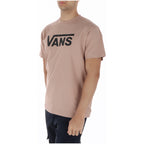 Vans T-Shirt Uomo Marrone Stampa Cotone Maniche Corte - AbbiMar