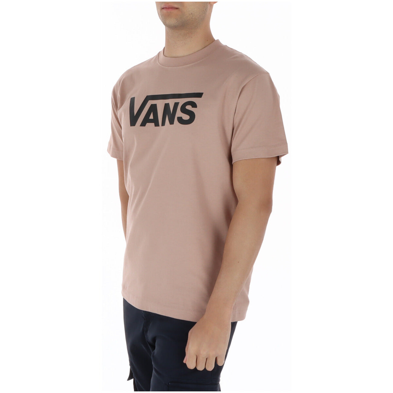 Vans T-Shirt Uomo Marrone Stampa Cotone Maniche Corte - AbbiMar