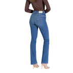 Liu Jo Jeans Donna Blu Cotone Elastan Lycra Zip Bottone - AbbiMar
