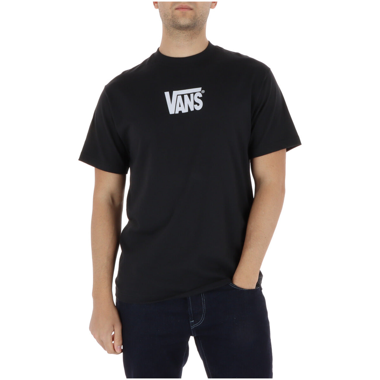 Vans T-Shirt Uomo Nero Stampa Grafica Maniche Corte - AbbiMar