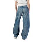 Tommy Hilfiger Jeans Donna Blu Cotone Organico Zip Bottone - AbbiMar