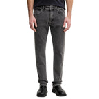 Boss Jeans Uomo Grigio Cotone Elastan Zip Bottone - AbbiMar