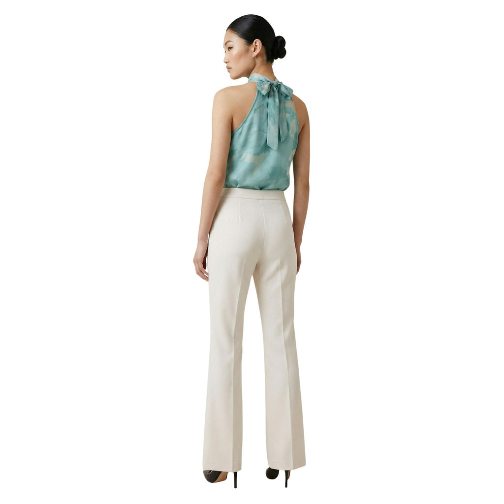 Artigli Pantaloni Donna Bianco Cerniera Poliestere Elastan - AbbiMar