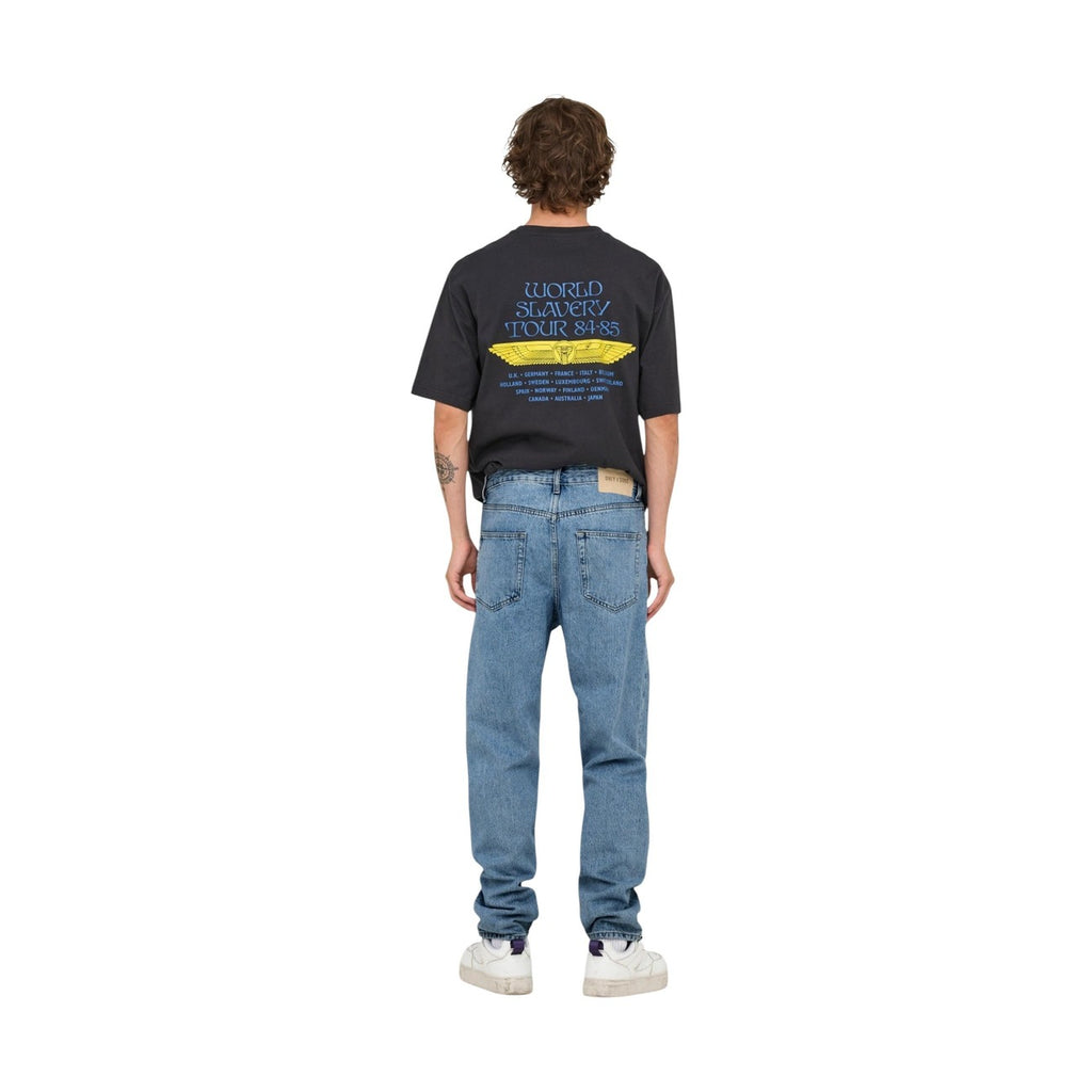 Only & Sons Jeans Uomo Azzurro 100% Cotone Zip Bottone - AbbiMar