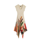 Desigual Abito Donna Beige Stampa Maniche Corte - AbbiMar
