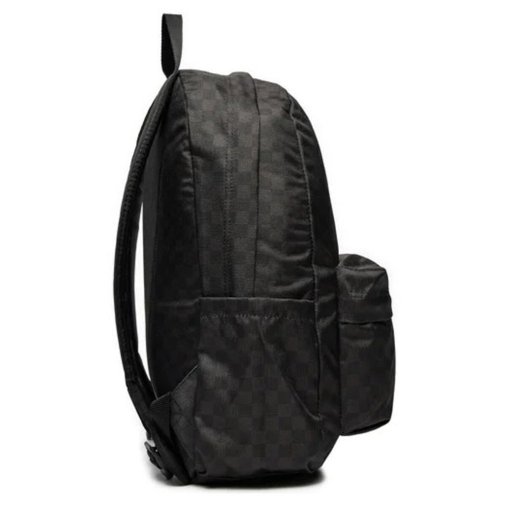 Vans Zaino Uomo Nero Quadri Poliestere Cerniera Tasche - AbbiMar