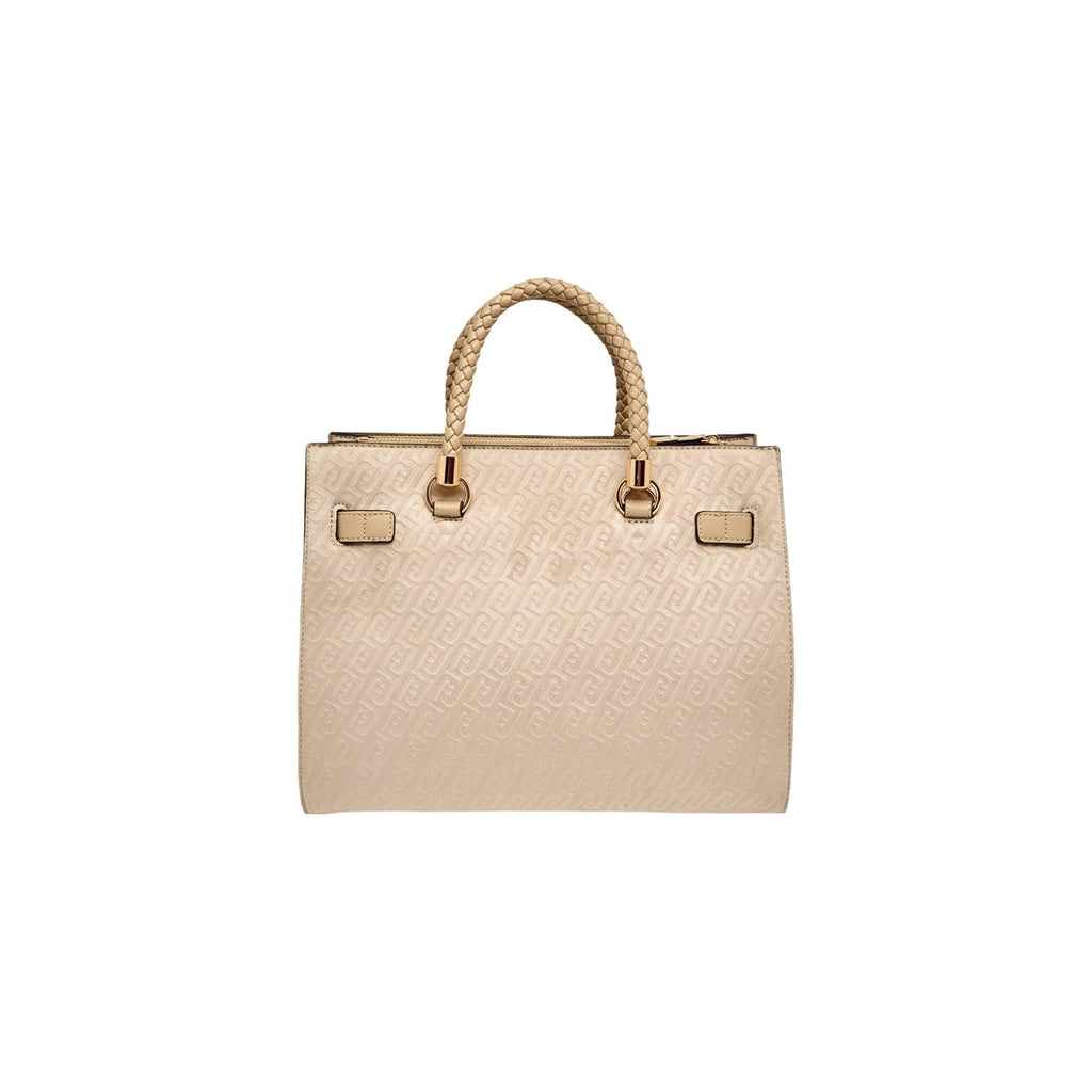 Liu Jo Borsa Donna Beige Poliestere Tasca Interna Grande - AbbiMar