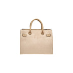 Liu Jo Borsa Donna Beige Poliestere Tasca Interna Grande - AbbiMar