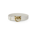 Pinko Cintura Donna Bianco Pelle - AbbiMar