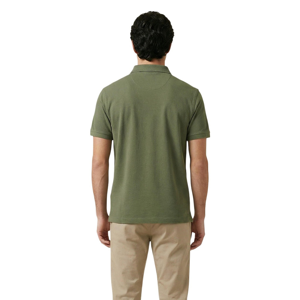 Gant Polo Uomo Verde Cotone Maniche Corte - AbbiMar