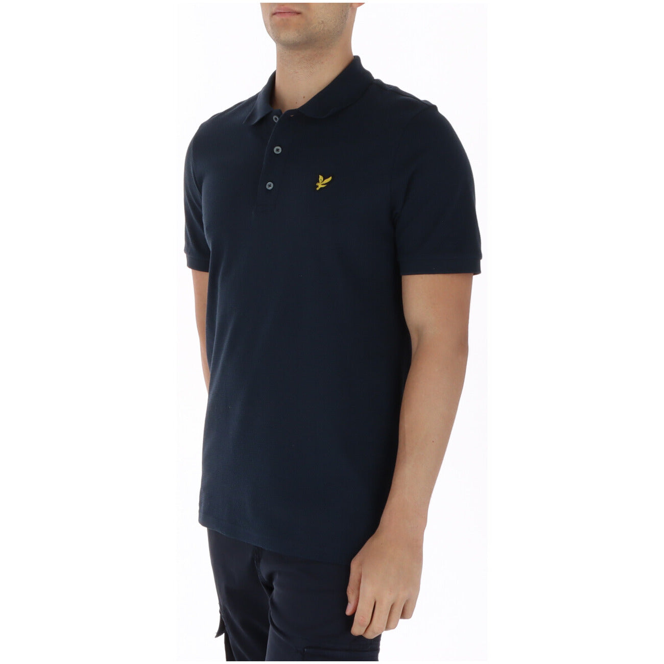 Lyle & Scott Polo Uomo Blu Cotone Maniche Corte - AbbiMar