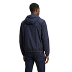 Blauer Giacca Uomo Blu Cappuccio Cerniera Tasche - AbbiMar