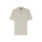 Boss Polo Uomo Grigio Cerniera Cotone Maniche Corte - AbbiMar