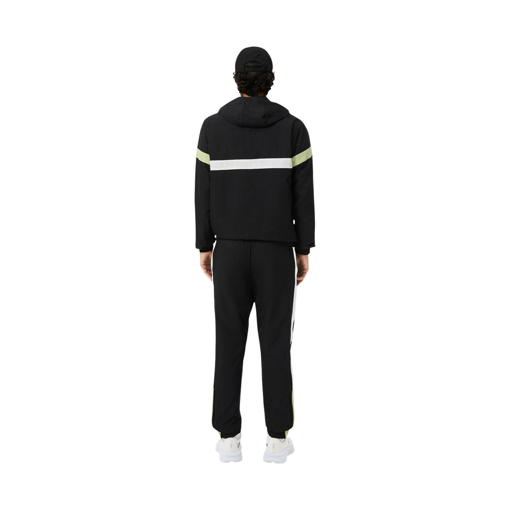 Lacoste Tuta Uomo Nero Cappuccio Cerniera Tasche - AbbiMar