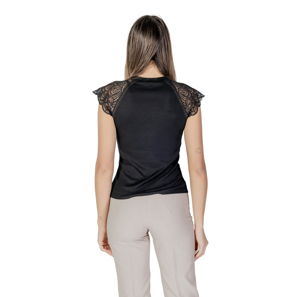 Morgan De Toi Blouse Donna Nero Smanicato Scollo V - AbbiMar