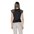 Morgan De Toi Blouse Donna Nero Smanicato Scollo V - AbbiMar