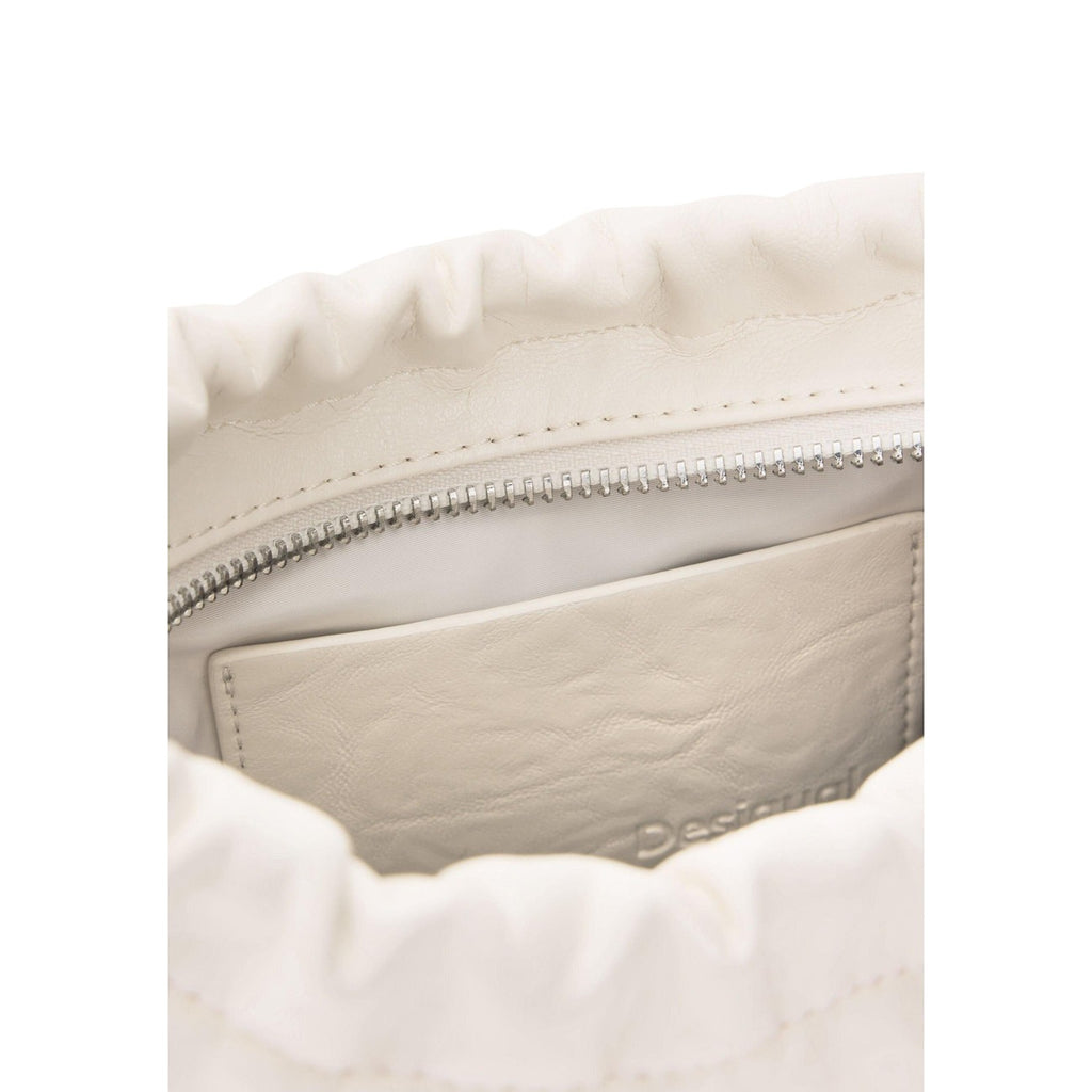 Desigual Borsa Donna Beige Poliestere Cerniera Tracolla - AbbiMar