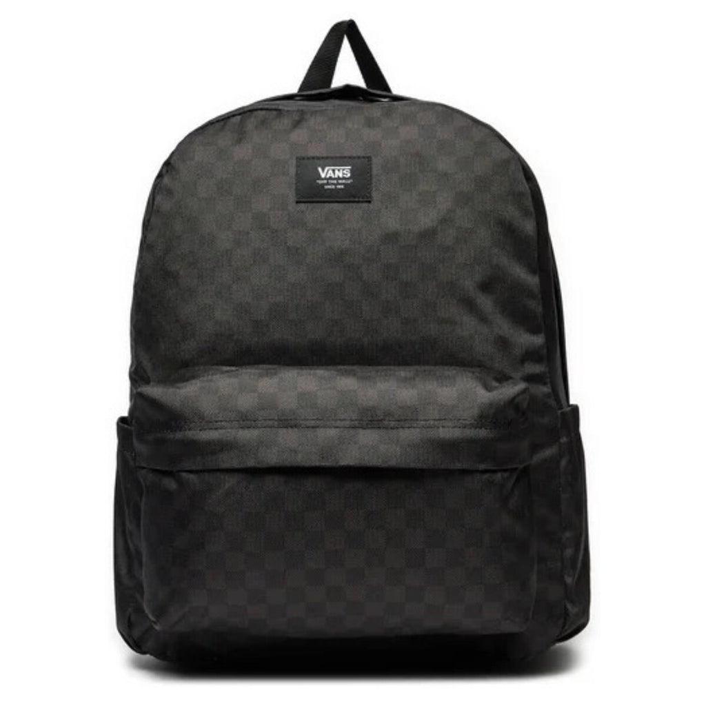 Vans Zaino Uomo Nero Quadri Poliestere Cerniera Tasche - AbbiMar