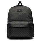 Vans Zaino Uomo Nero Quadri Poliestere Cerniera Tasche - AbbiMar
