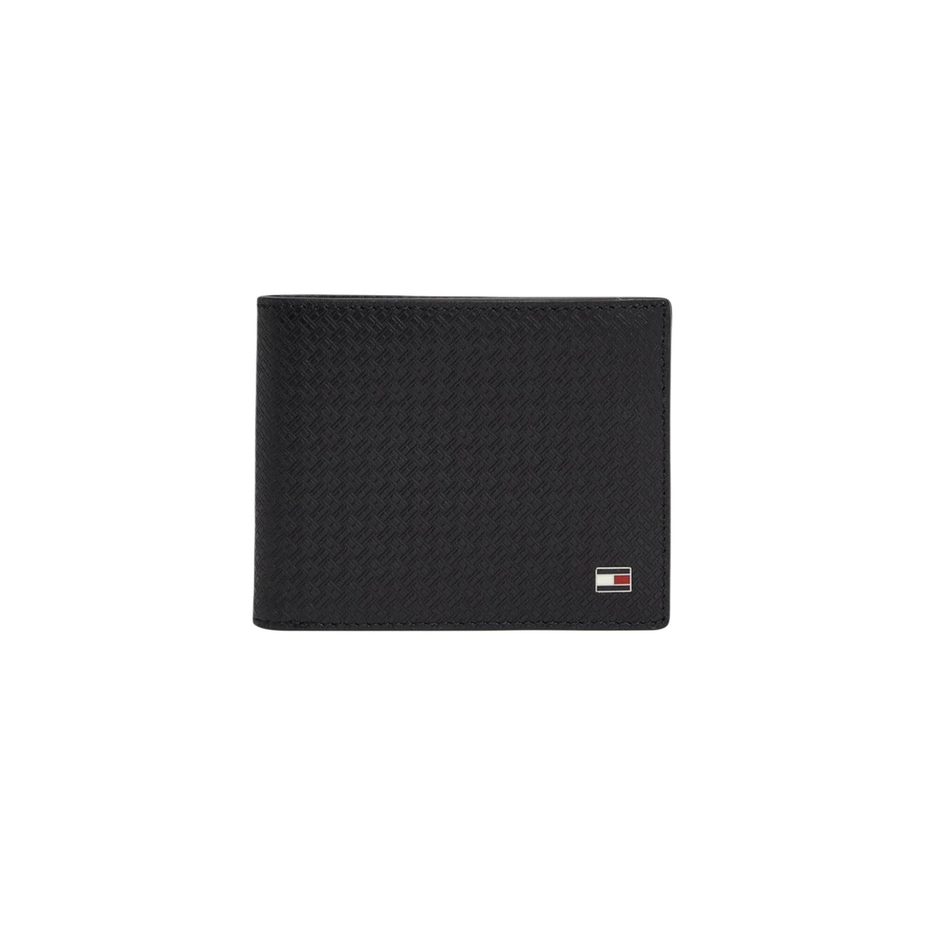 Tommy Hilfiger Portafogli Uomo Nero Pelle Mini Wallet