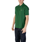 Lacoste Polo Uomo Verde Cotone Maniche Corte - AbbiMar