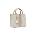 Liu Jo Borsa Donna Beige Cotone Tasca Interna - AbbiMar
