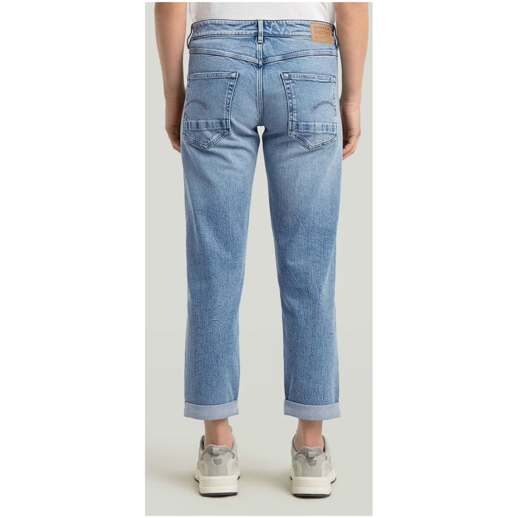 G-Star Jeans Donna Blu Cotone Elastan Zip Bottone - AbbiMar