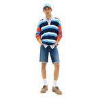 Tommy Hilfiger Jeans Bermuda Uomo Blu Cotone Organico Zip - AbbiMar