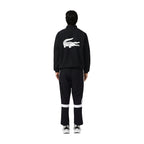 Lacoste Tuta Uomo Nero Stampa Cappuccio Cerniera - AbbiMar