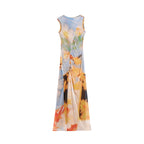 Desigual Abito Donna Arancione Floreale Smanicato - AbbiMar