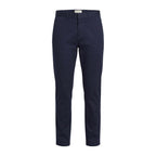 Gant Pantaloni Uomo Blu Cotone Zip Gancio Tasche - AbbiMar
