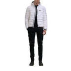 Blauer Giubbotto Uomo Bianco Cappuccio Cerniera Tasche - AbbiMar