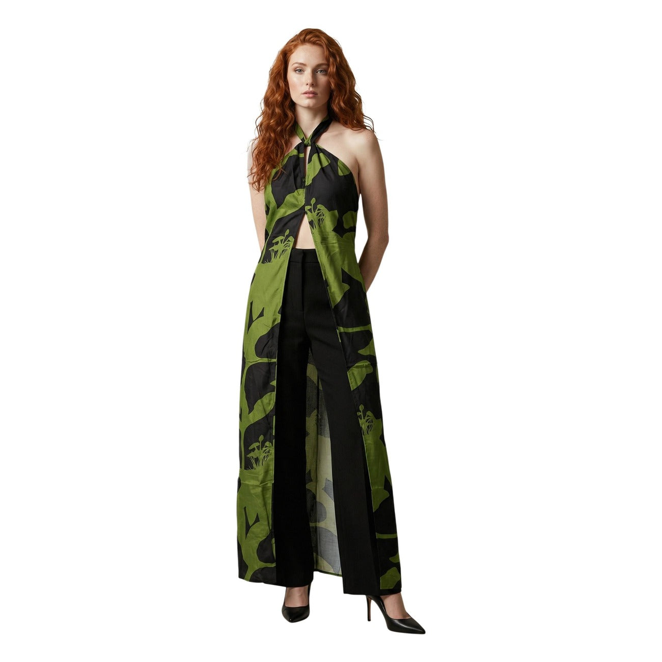 Replay Abito Donna Bianco Floreale Spalline Scollo V - AbbiMar