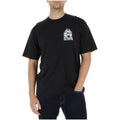 Vans T-Shirt Uomo Nero Stampa Maniche Corte Cotone - AbbiMar