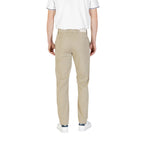 Replay Pantaloni Uomo Verde Cotone Zip Tasche - AbbiMar