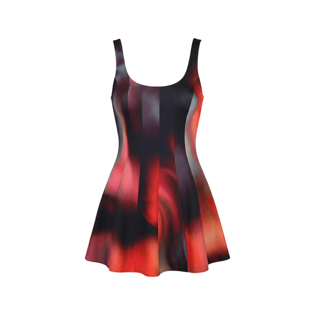 Desigual Abito Donna Nero Scollo Quadrato Smanicato - AbbiMar