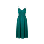 Morgan De Toi Abito Donna Verde Spalline Scollo V - AbbiMar